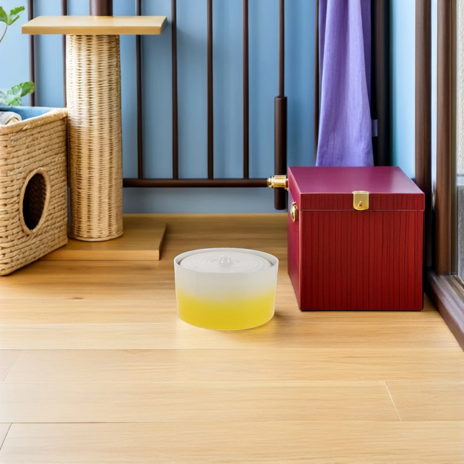 

1300Ml Pet Heated Drinking Fountain Ceramic Cat Water Bowl Quiet Automatic Dispenser For Cats Dogs Large Capacity Indoor Use