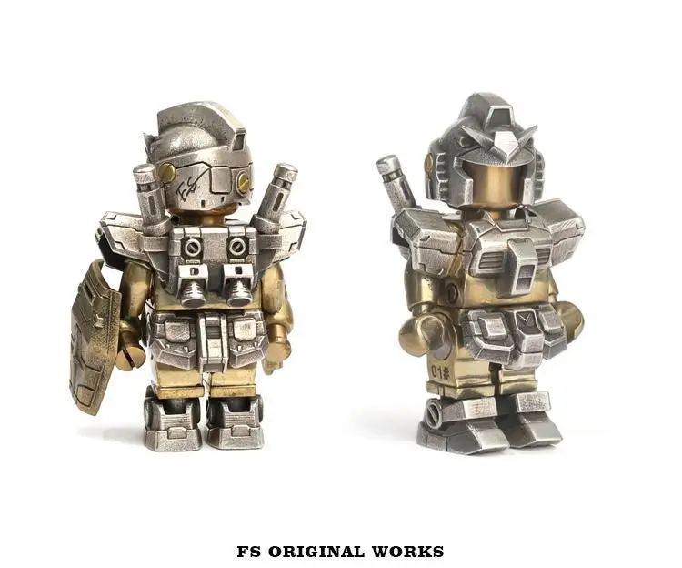 

925 Silver Copper Metal Figurine Original Figurine Model Pendant Toy