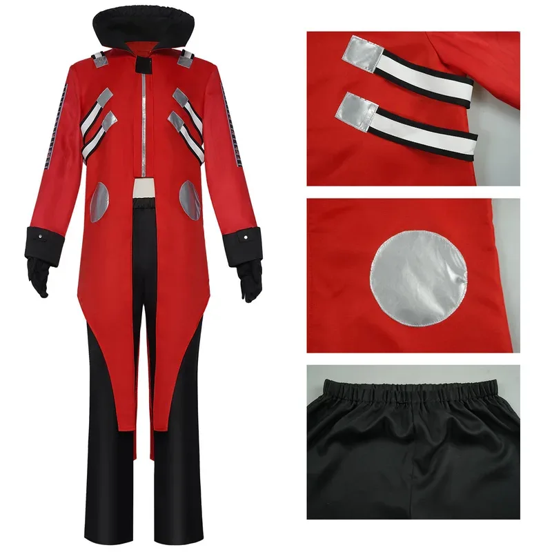 Película de Anime Hedgehog Dr Eggman Cosplay chaqueta pantalones disfraz hombres Ivo Robotnik gabardina uniforme ropa de fiesta de Halloween hombre Sonic