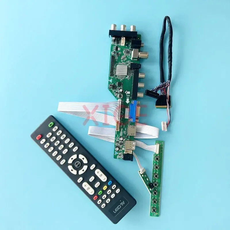 Controller Board Fit B116XAN03 B116XW02 B116XW03 USB+DHMI+VGA+2AV 40-Pin LVDS 11.6