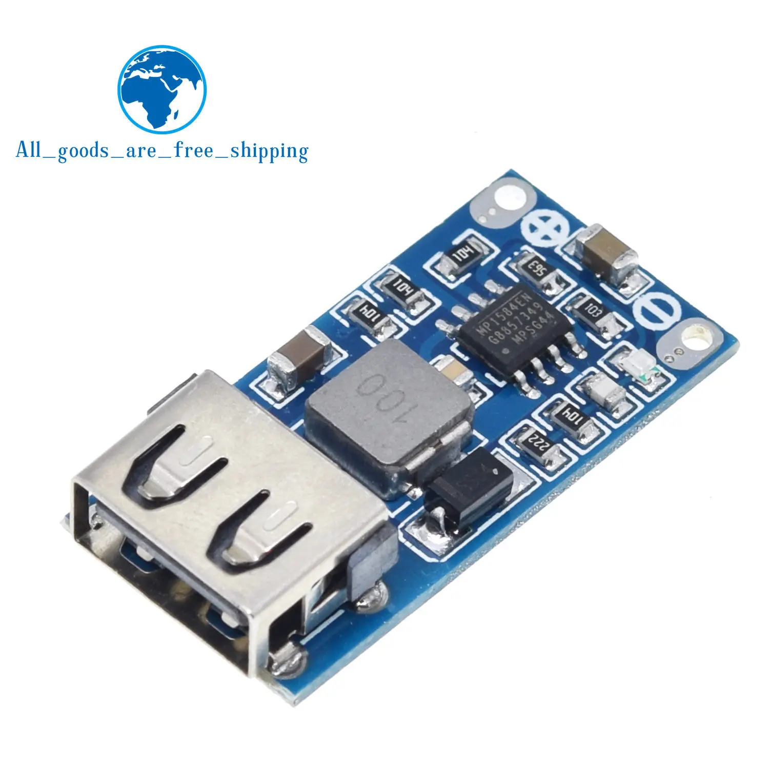 DC-DC 9V 12V 24V to 5V 3A USB step-down voltage regulator module  Converter Phone Charger Car Power Supply Module