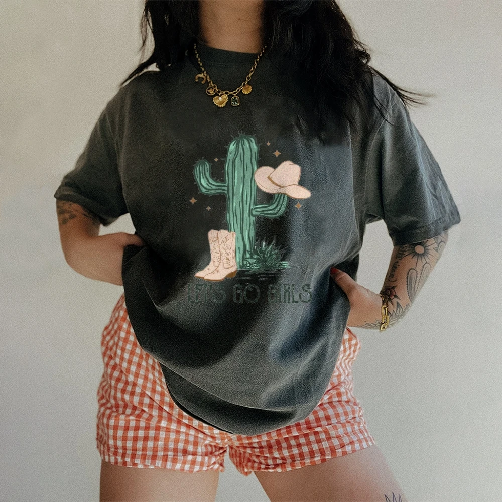 

Unisex Cool Black T-Shirt Women & Men Vintage Oversized Cotton Tee Casual Streetwear Loose Fit Y2K Fashion