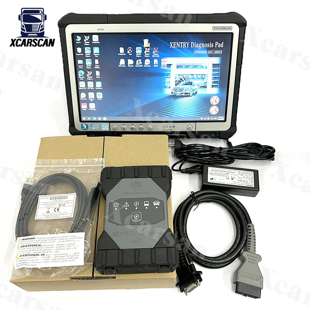 CFD1 CF-D1 Laptop DoIP WiFi Original MB STAR C6 Connect C6 Sd Connect Xentry das wis epc Support CAN Car truck Narzędzia diagnostyczne