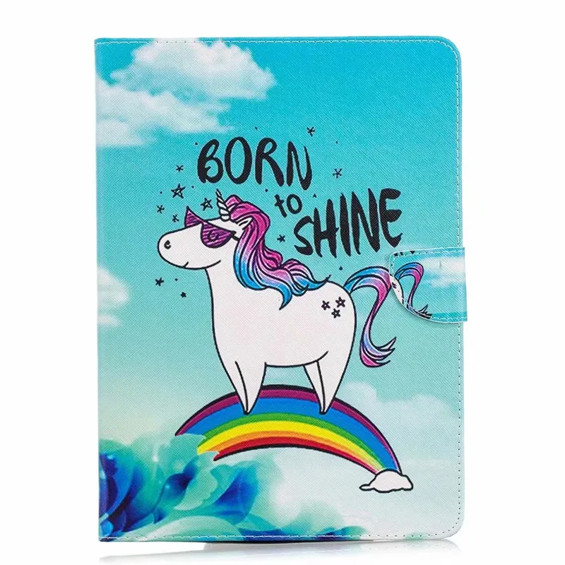 Case For Funda iPad 2 Cover Cute Cat Unicorn Puppy Butterfly Tablet Cover For iPad 4 3 2 Case Coque For iPad 4