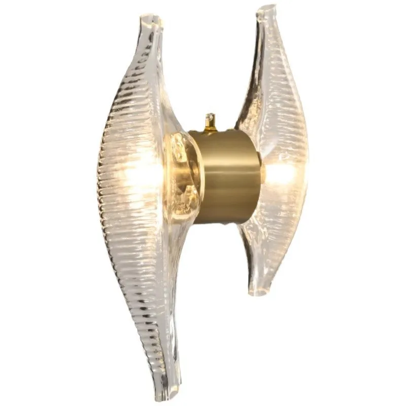 

Advanced Art Wind Chandelier Creative Light Luxury Art Glass Coffee Restaurant Bar Living Room Duplex Stair Chandelier