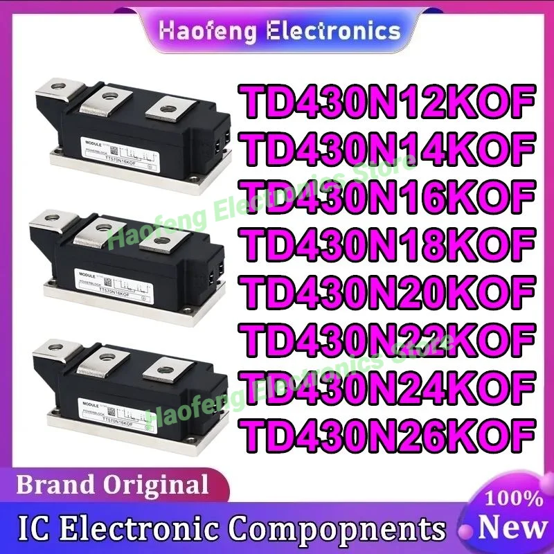 TD430N12KOF TD430N14KOF TD430N16KOF TD430N18KOF TD430N20KOF TD430N22KOF TD430N24KOF TD430N26KOF Baru Asli dalam stok