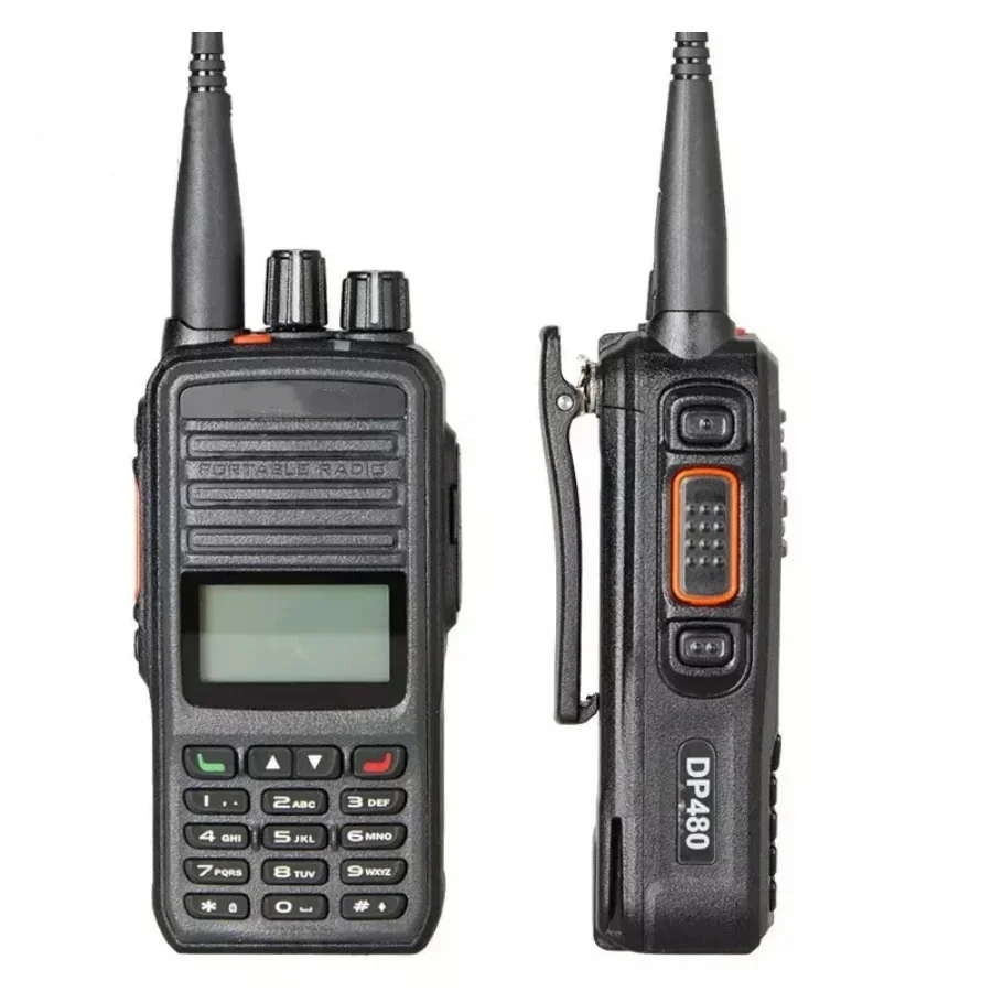 

DP480 dp-480 dp 480 UHF VHF Digital encrypted walkie talkie DMR 10W long talk distance DMR two way radio