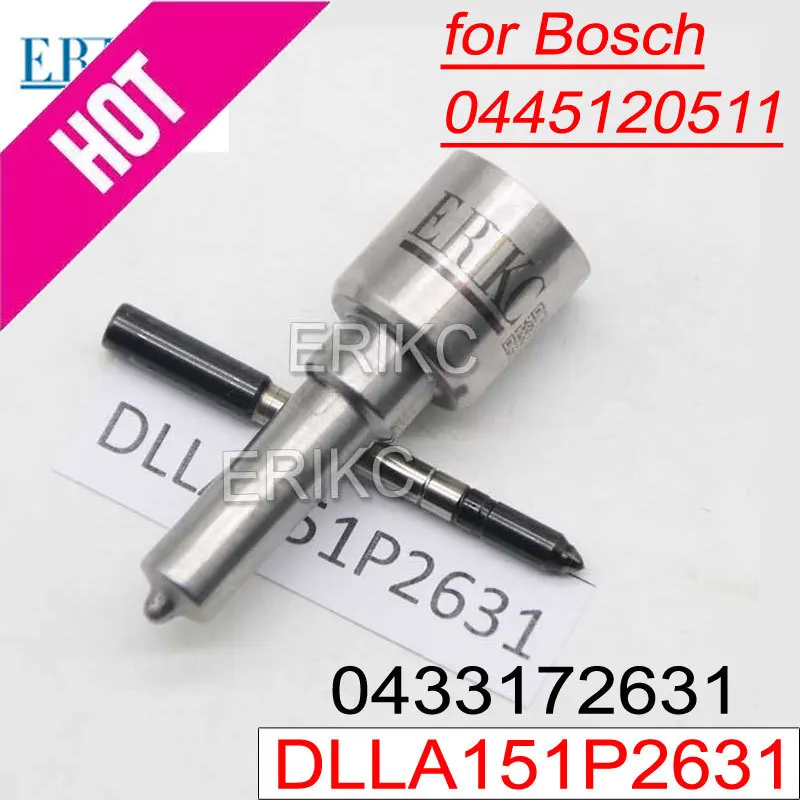 DLLA151P2631 Common Rail Injection Sprayer Tip DLLA 151 P 2631 Diesel Fuel Injector Nozzle 0433172631 for Bosch 0445120511