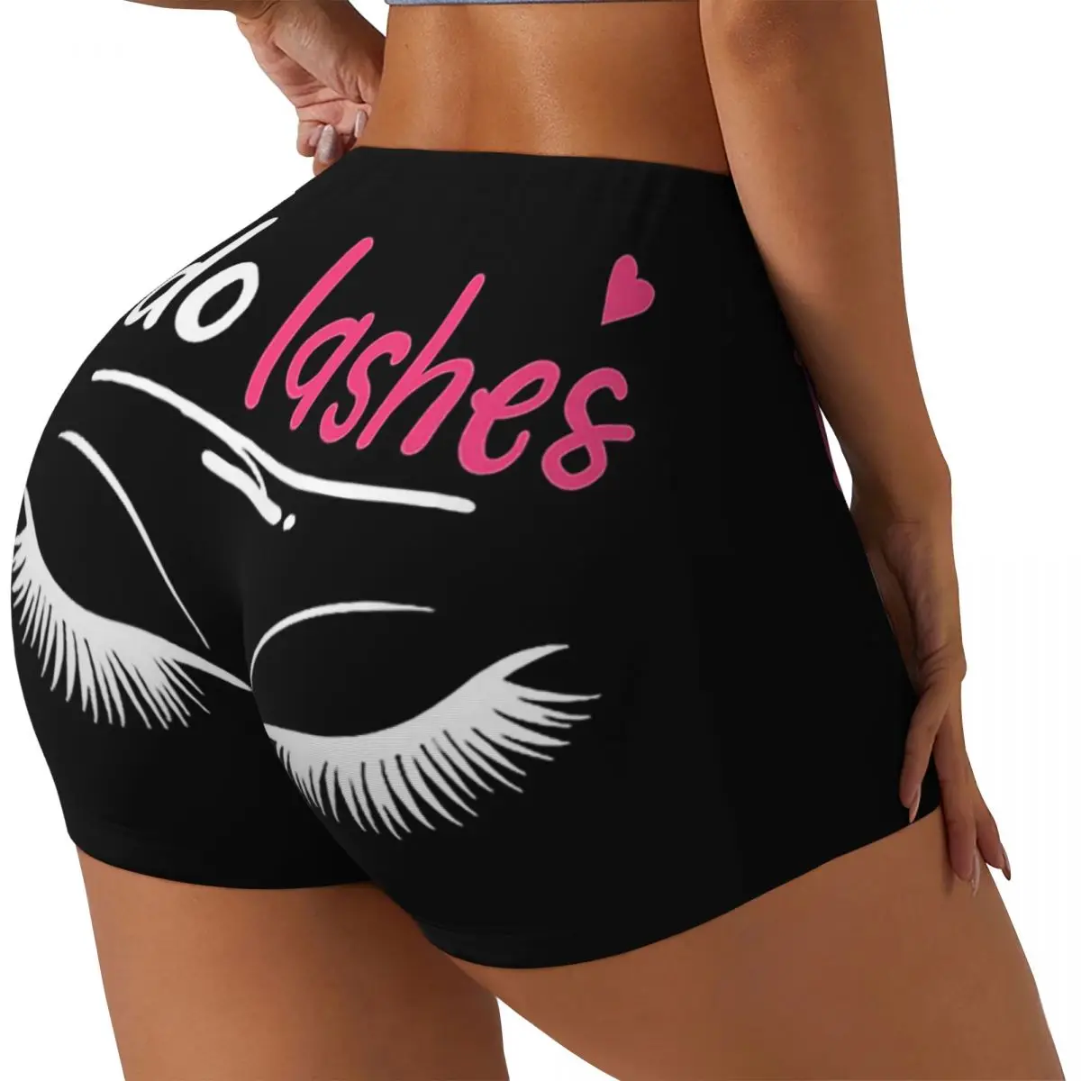 

Пользовательские ресницы, ресницы, косметика для художников, женские шорты для тренировок в тренажерном зале, шорты для бега, спортивные шорты для волейбола, байкера, йоги