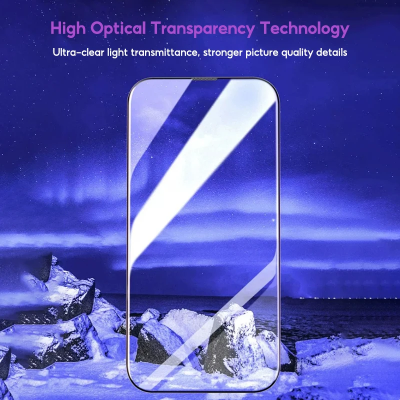 TBTIC 2PCS Privacy Tempered Glass HD Screen Protector for IPhone 15 14 Plus 13 12 11 Pro X Xs Max XR One touch Easy install