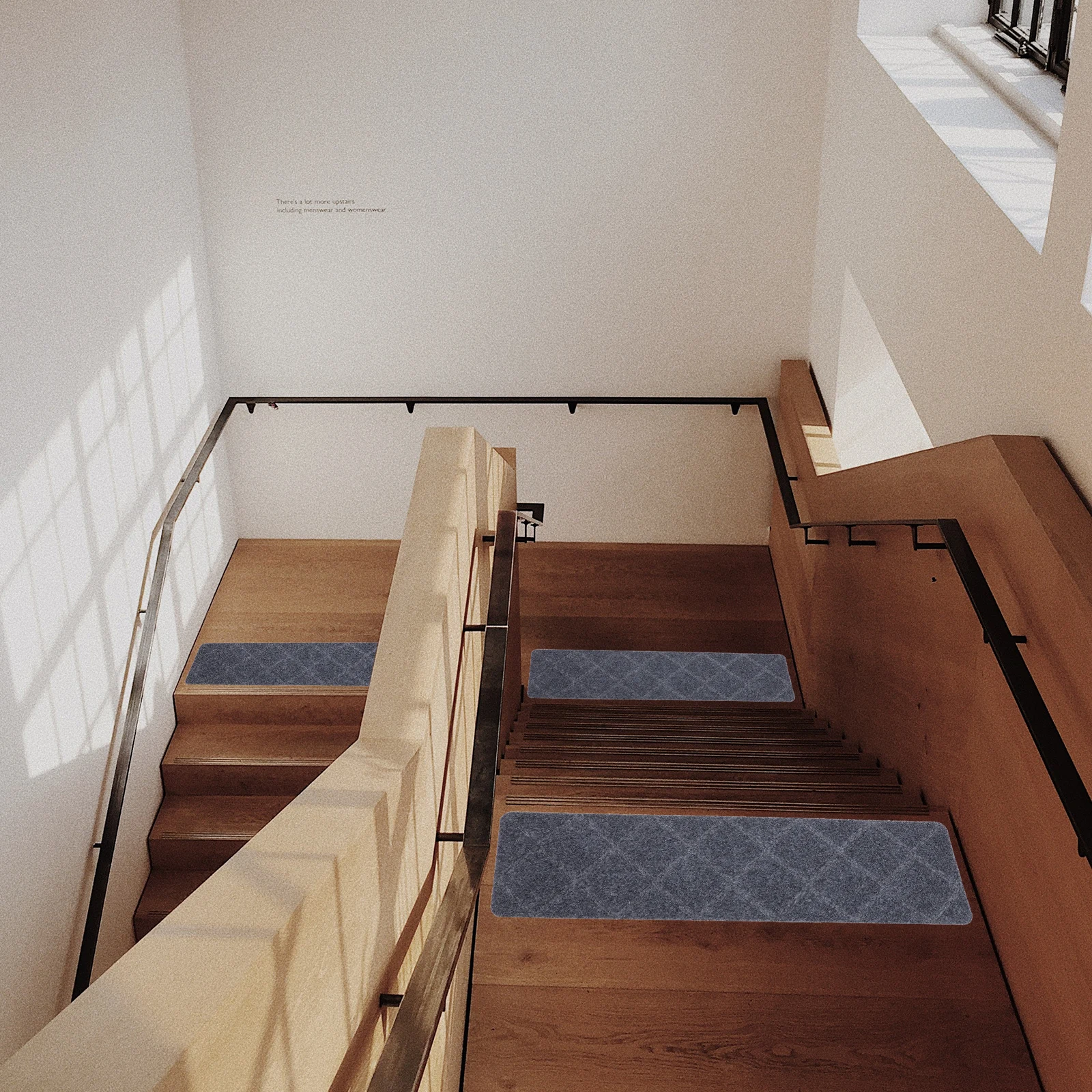 

4Pcs Non-Skid Stair Treads Mats Practical Durable Anti-Slip Design Reusable Washable Floor Protection Stylish Home