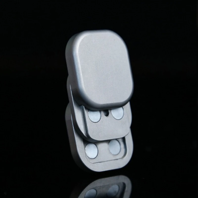 

Мини-непоседа из нержавеющей стали EDC, магнитная карта, трехслойный механический слайдер, тактическая толкающая пластина, сенсорная игрушка для снятия стресса