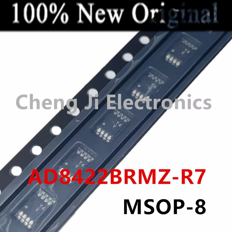 5 unids/lote AD8422BRMZ-R7 Y4V 、 AD8422ARMZ-R7 Y4U nuevo chip amplificador de instrumentos de precisión AD8422