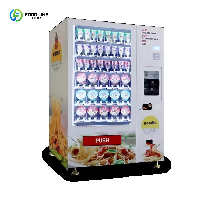 Custom Cup Noodle Vending Machine With Hot Water Dispenser Customized FL Wholesale