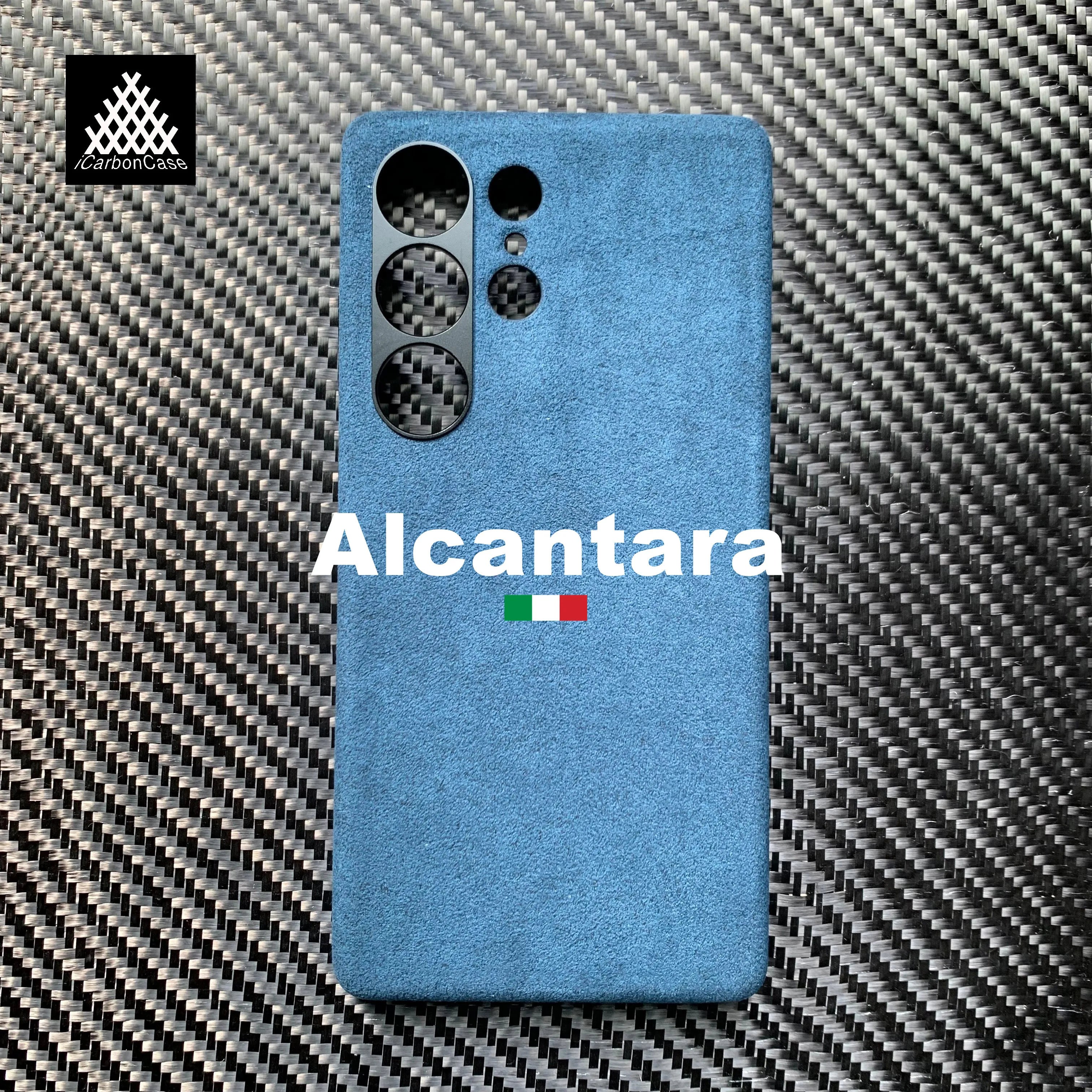 

Magnetic Genuine Italy Alcantara Phone Case for Samsung Galaxy S25 Ultra S25+ Handmade Washable Premium Soft Leather Materia