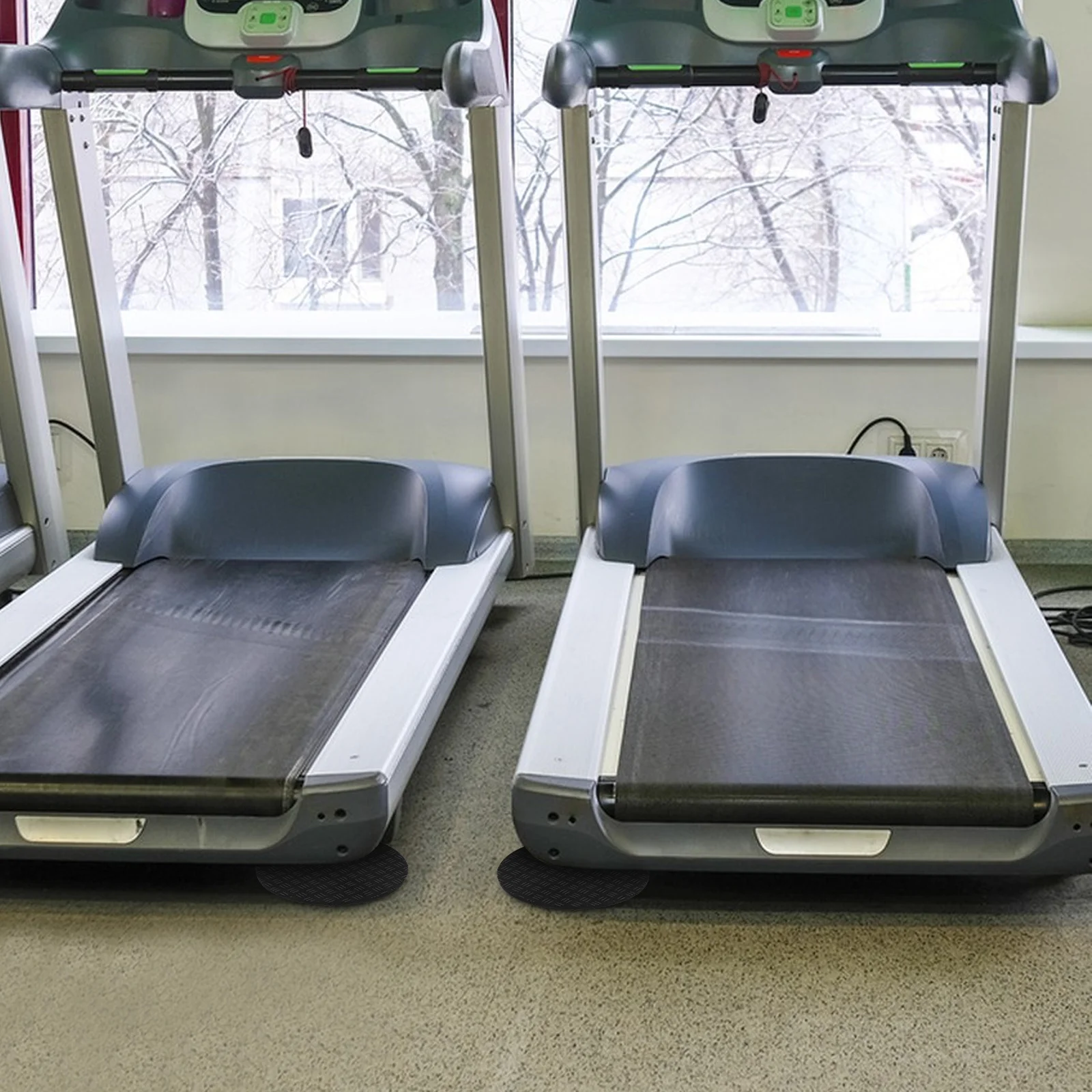 

6Pcs Treadmill Shock Absorbing Mats Thick Noise Reduction Non Slip Floor Pad for Gym Fitness Equipment Soundproof Protector