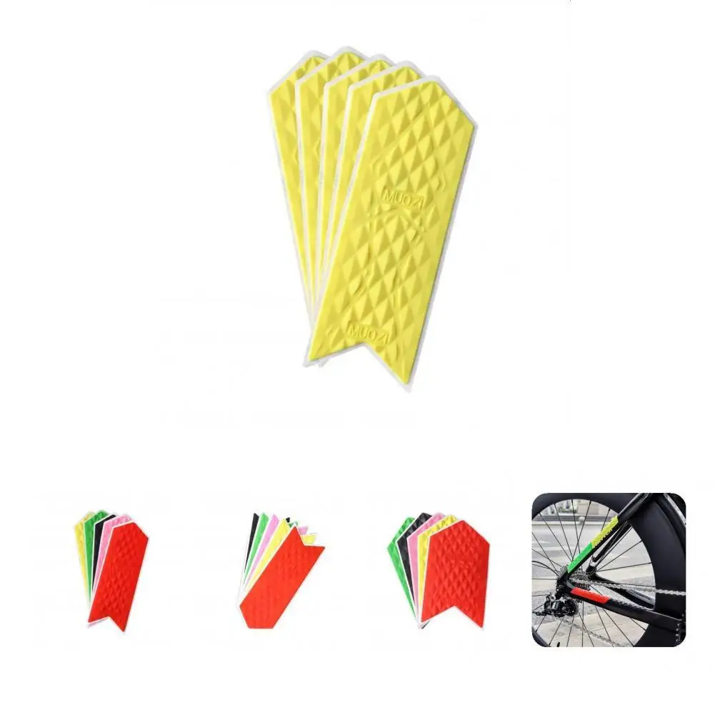 

Protection Bicycle Chain Sticker Silicone Practical Bicycle Frame Sticker Bicycle Frame Cover Bicycle Frame Cover 5Pcs