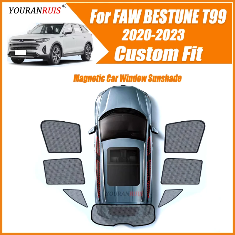 

Custom fit Car Windows Sun Shades For FAW BESTUNE T99 2020-2023 Sunshades Heat insulation Window Car Curtains Visor Accessories