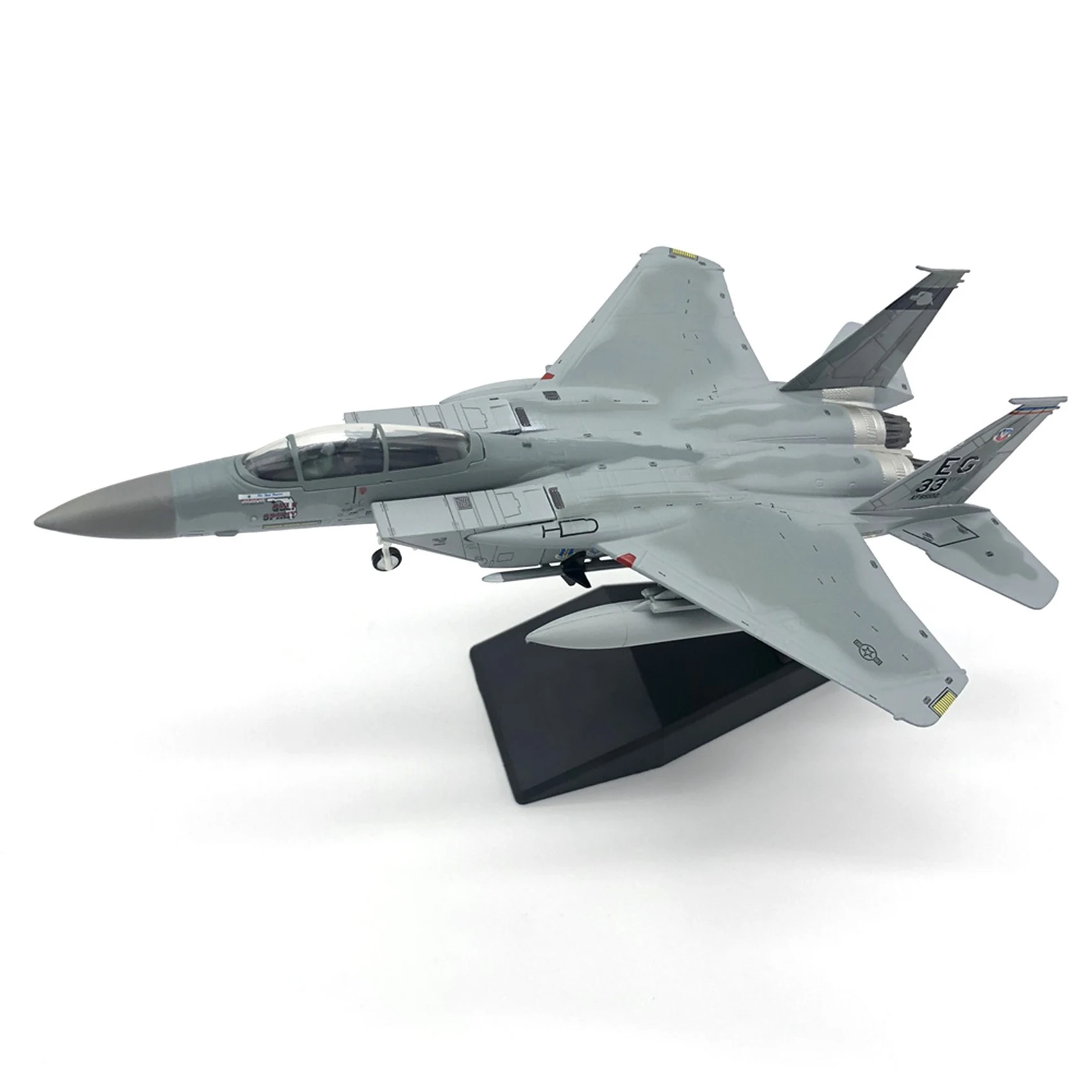 Odlewane samoloty w skali 1/100 F15 Eagle American Navy Model samolotów do kolekcji prezent wystrój salonu w domu