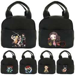 Demon Slayer Children's Lunch Bag Primary School Lunch Box Bag Children's Best Gift Cartoon Mochila Best Gift for Children