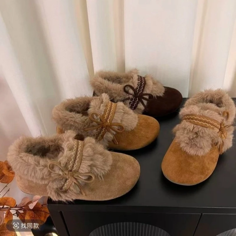 

Thick-soled, Fleece, Warm, Waterproof Platform, Fashionable, Versatile, Comfortable, Anti-slip and Breathable Women's Shoes