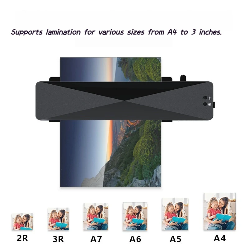 FNL001Photo Laminator Office Use آلة الترقق آلة تغليف الصور آلة الترقق الصغيرة A4 آلة المغلف البلاستيكية #3