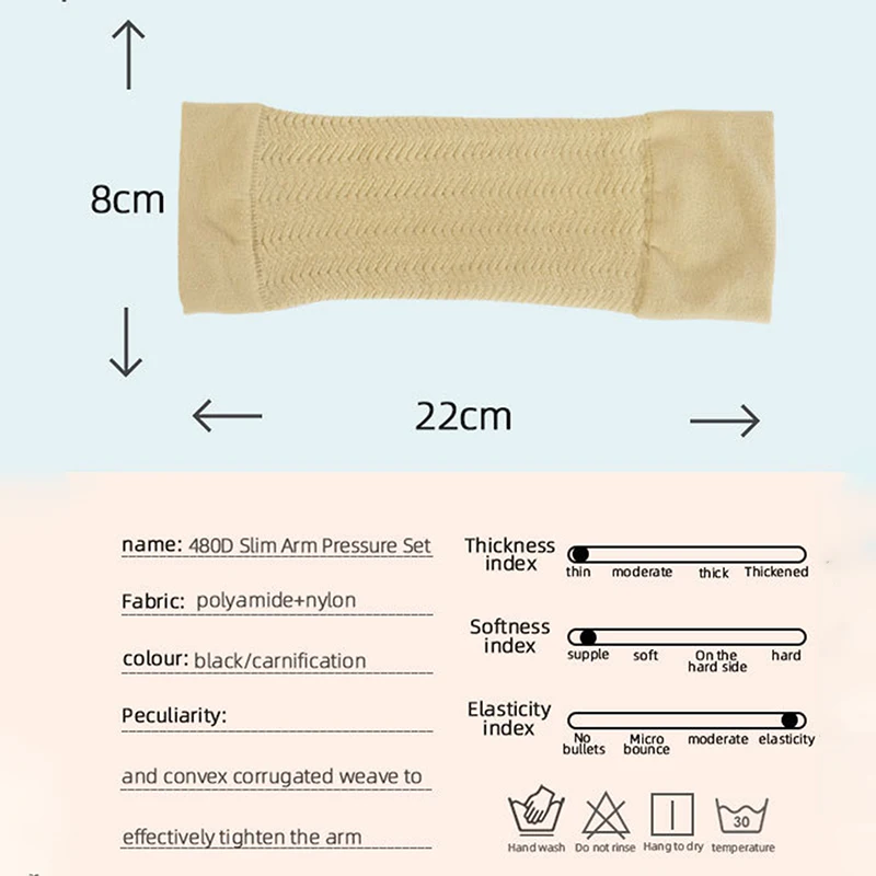 1Pair Elbow Compression Sleeves (Pair) – Tennis and Golfer's Elbow Support – Elbow Brace for Men and Women view 6