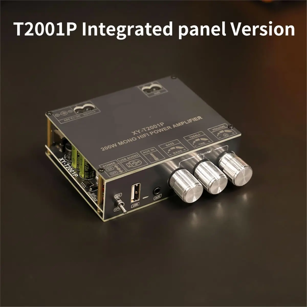 fitfit T2001P Upgraded Version 200W Bluetooth Digital Amplifier Board with High and Low Frequency Adjustment TPA3221