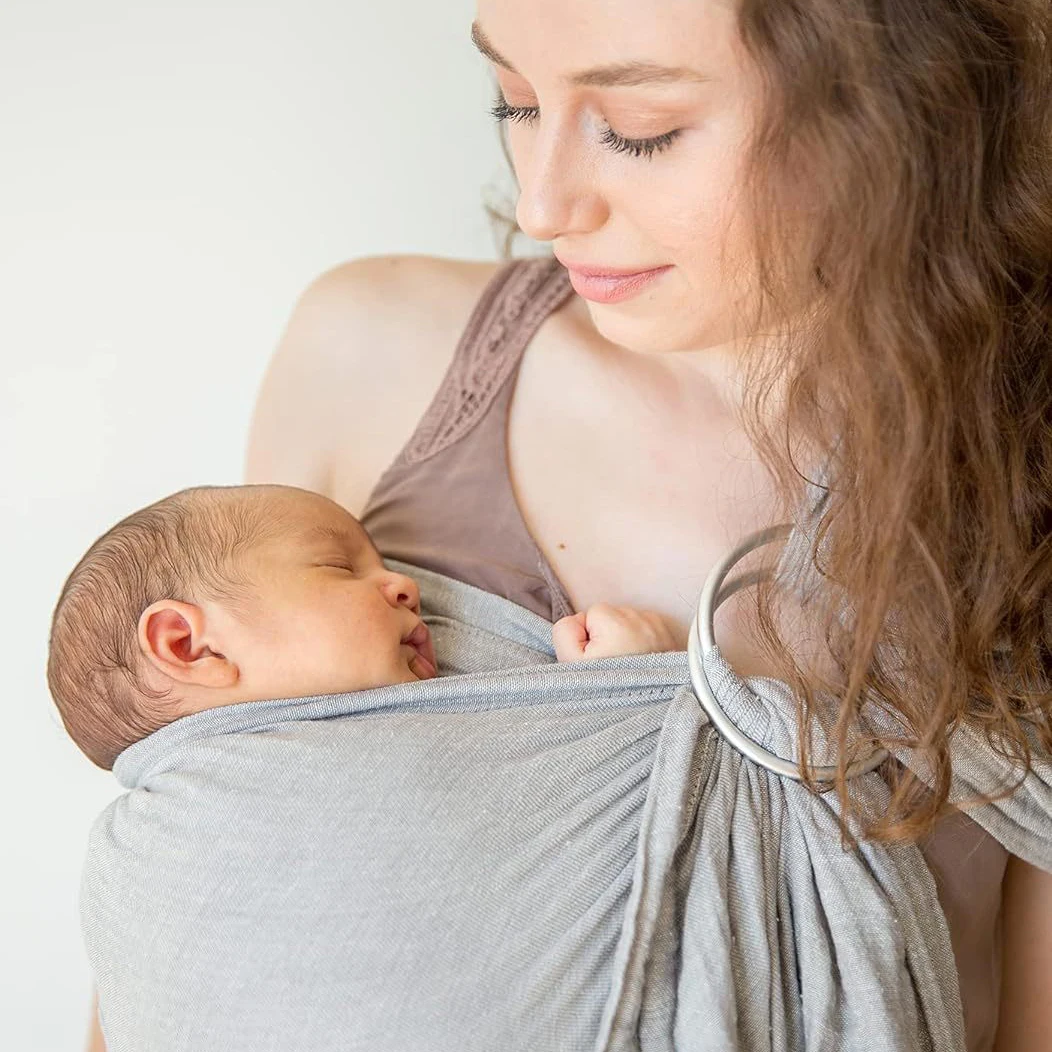 Double Ring Baby Sling Wrap – Ideal for Newborns & Toddlers | Supportive, Adjustable, Machine Washable