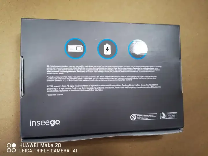 جديد وأصلي Inseego M3100 Mi Fi X Pro 5G UW نقطة اتصال متنقلة SDX65 5G مودم LTE-Advanced Cat22 Wi-Fi 6 2.5 Gbps MmWave 5G موبايل