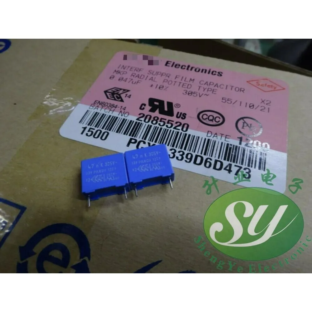 

20PCS MKP 0.047uf/305vAC 47nf 473 New 10mm Film Capacitor