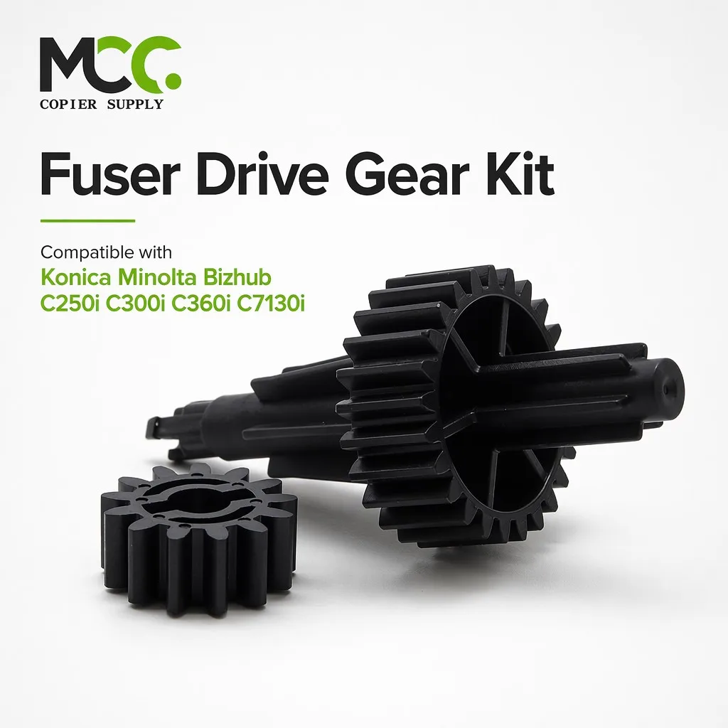 1Set Compatible Fuser Drive Gear Pressure Gear for Konica Minolta Bizhub C250i C300i C360i C7130i Copier Spare Parts