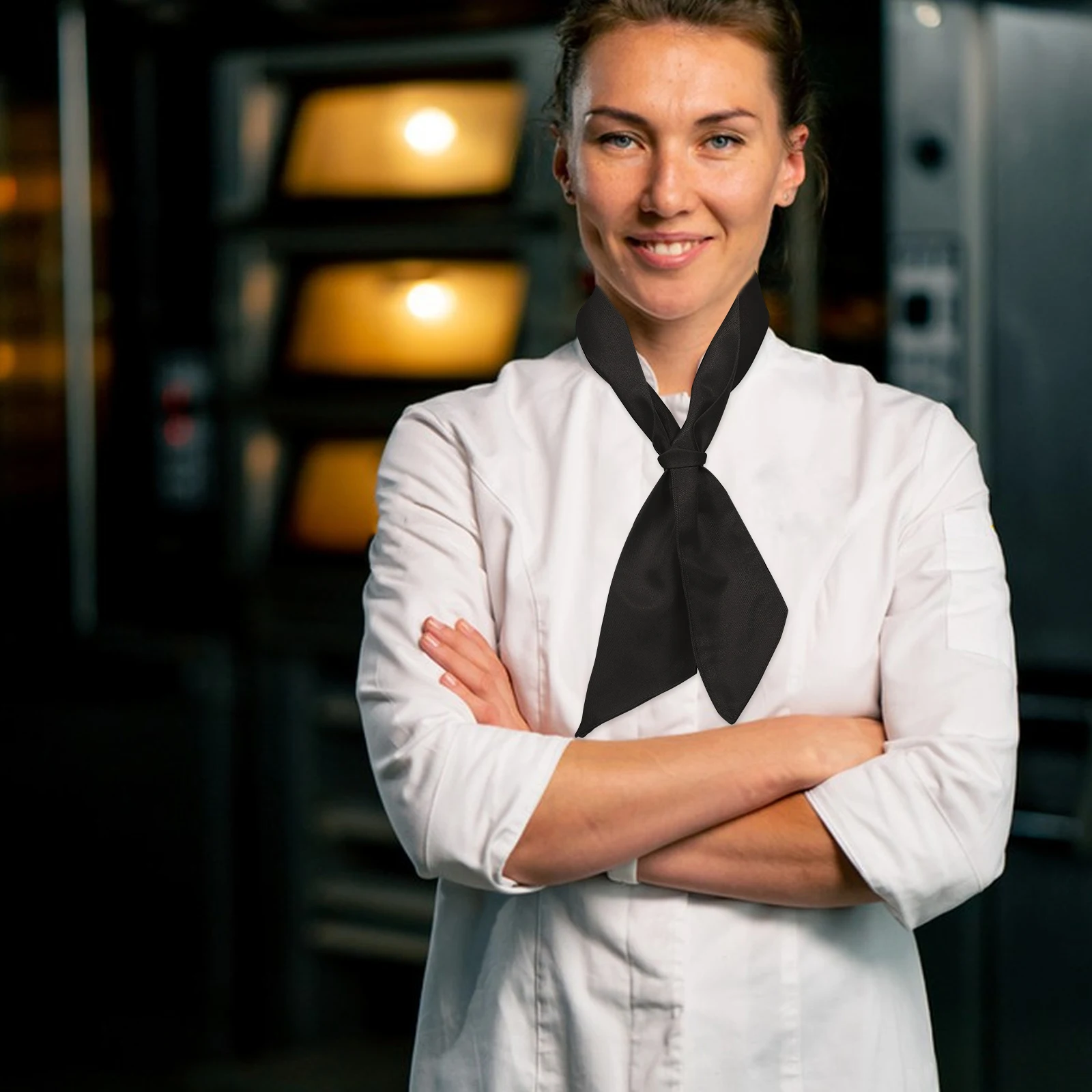 

Costume Women Men Cooking Staff Apparel Bandana Scarf Accessory Kitchen Clothing Neckerchief For Food Service