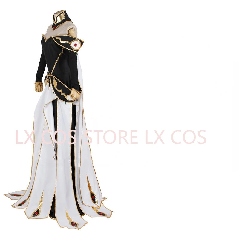 Unisex Anime Cos  C.C. Empress Lelouch Cosplay Costumes Tight Clothing Sets Any Size Cos