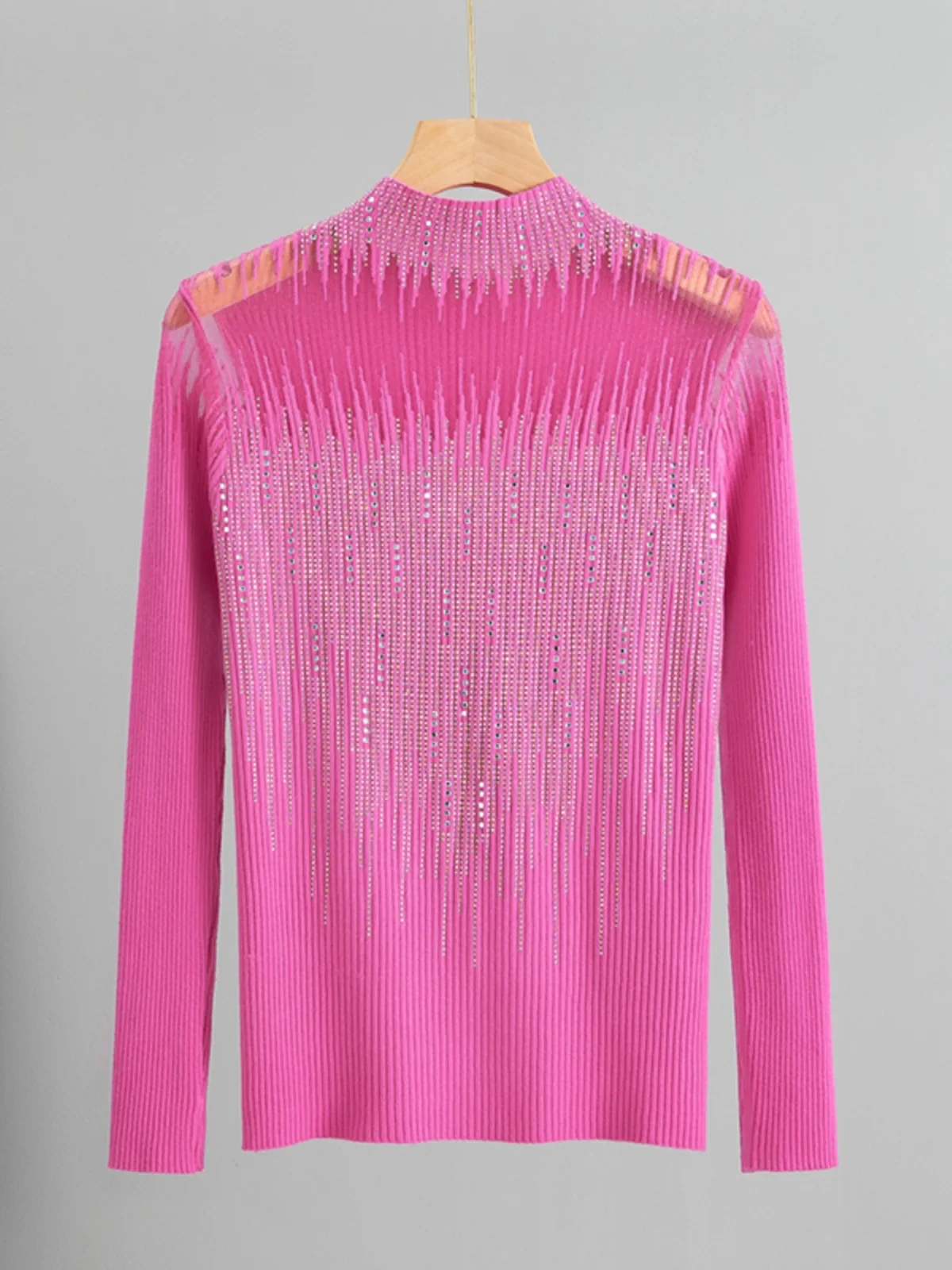 

Ele Lace Knitted Sweater Women's Long Sve f High Collar Autumn Faion Me Top Base irt Inner Wear Outerwear