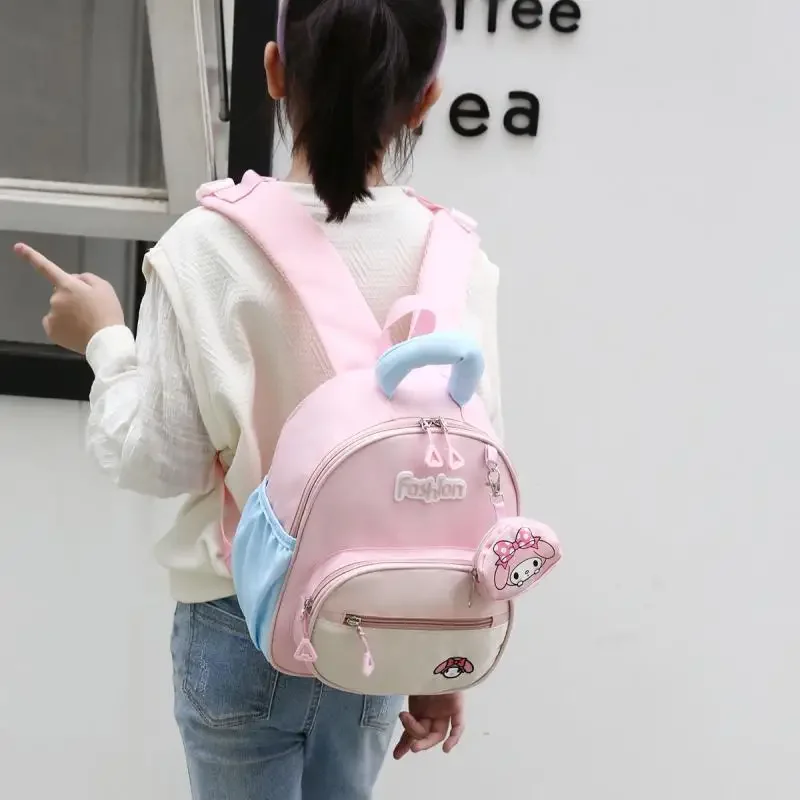 حقيبة ظهر مدرسية للأطفال من كورومي، حقيبة ظهر لطيفة كاواي كارتونية للفتيات، حقائب ظهر عصرية للترفيه في الهواء الطلق للنساء على شكل أنيمي