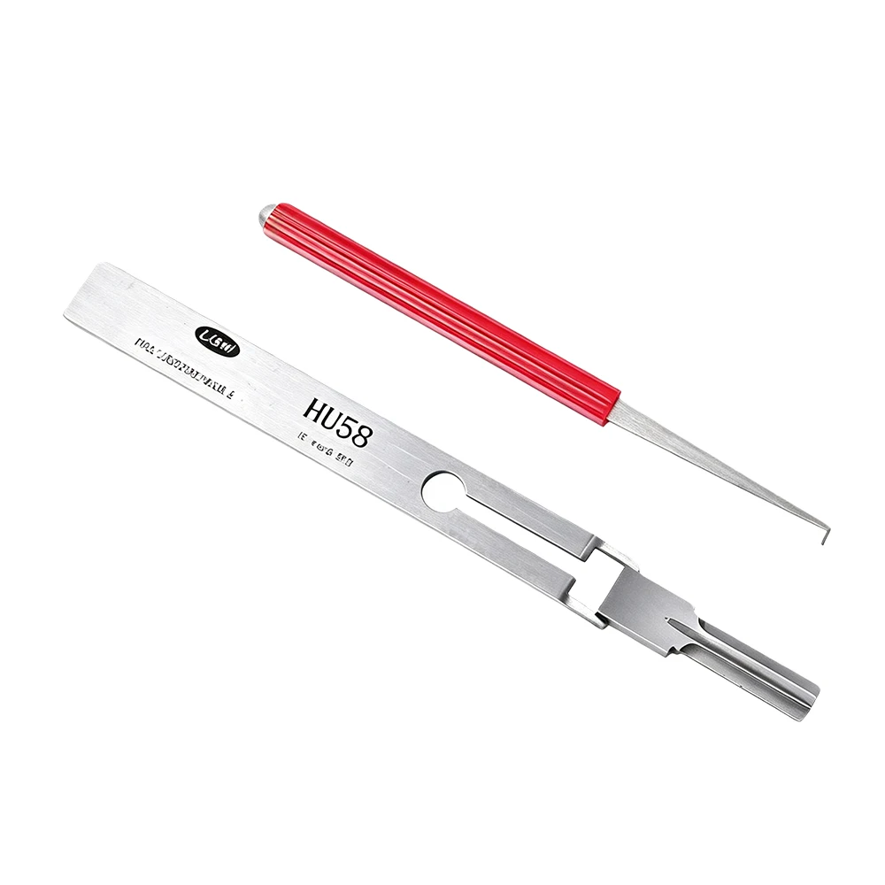 HU58 Lishi 2in1 Tool for BMW 4T Car Lock Cylinder Lock Pick Locksmith Supplies Repair Tools