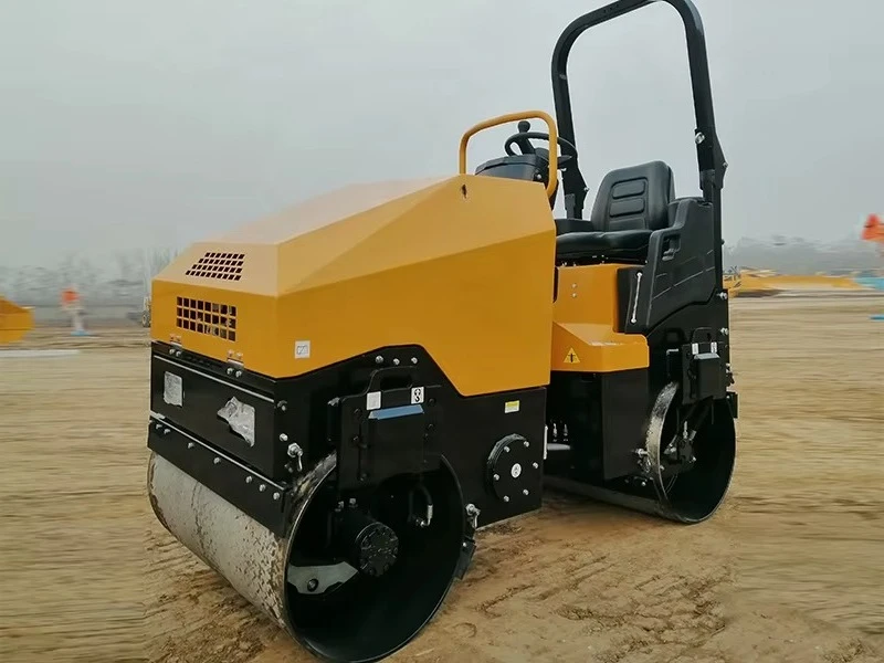 Double Drum Road Roller 3 Ton Vibratory Asphalt Compactor Hydraulic Mini Road Construction Roller