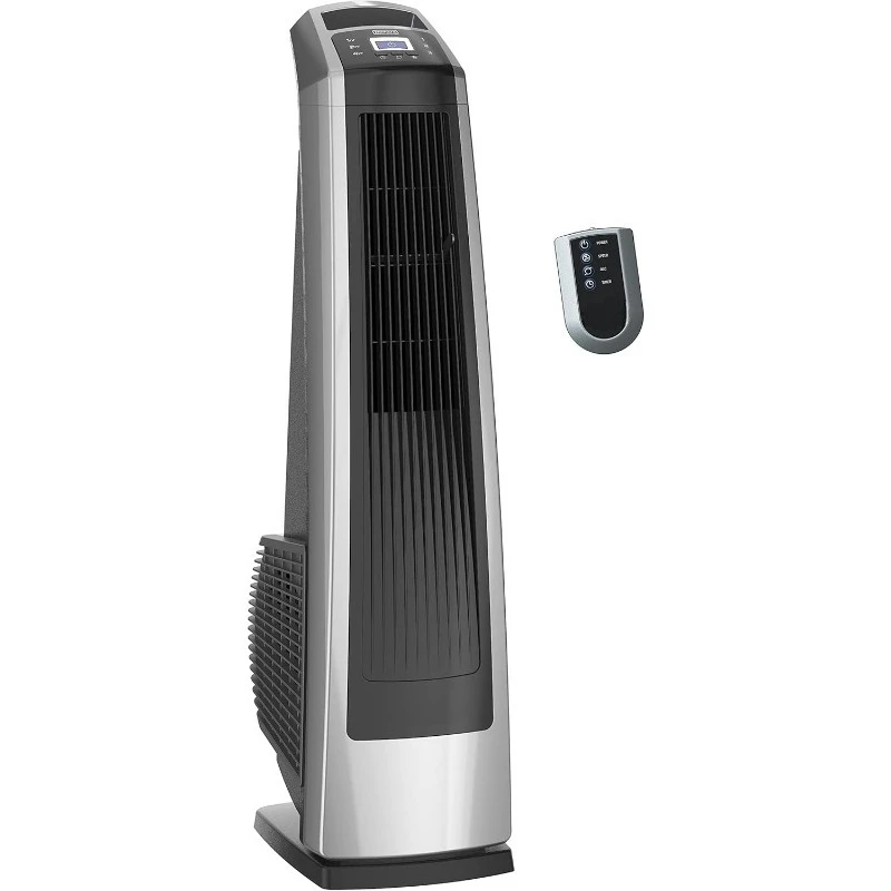 

High Velocity Oscillating Tower Fan For Bedroom, Garage, Basement, And Gym With Remote Control, Timer, 3 Powerful Speeds,35"