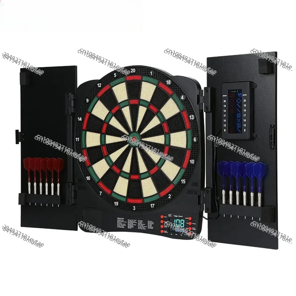 Electronic Dart Board with Light Multi Game Set for 1-8 Players Indoor Interactive Family Entertainment Fun Game
