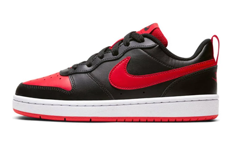 

Nike Court Borough Low 2 Black University Red GS