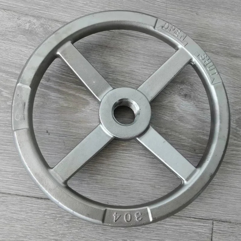 Imagem -03 - Tapping Hole Mão Roda Silica Sol Precision Integrated Casting Material Rear Côncavo Light Body Aço Inoxidável