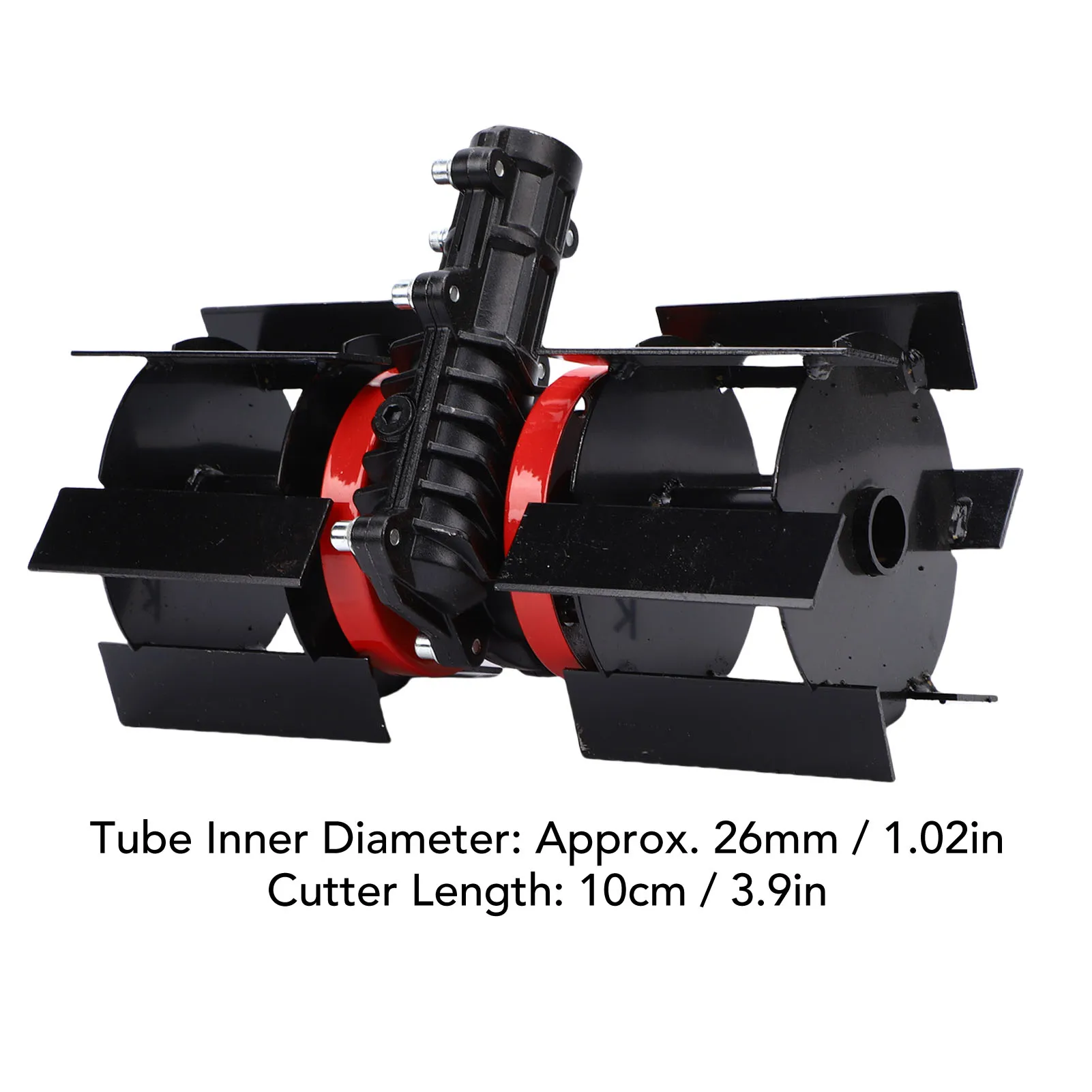 

Универсальная косилка с 7 зубьями, колесо для прополки, рыхление почвы, садовые аксессуары для рыхления, траншей, трубка 26 мм, внутренний диаметр