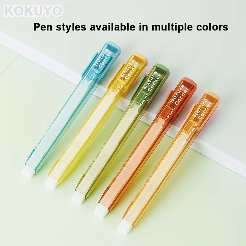 KOKUYO Delicate lines Eraser 2 Refills Set Pen Style Fine Wiping Low-dust Professional Drafting Erasers for Engineers Designers