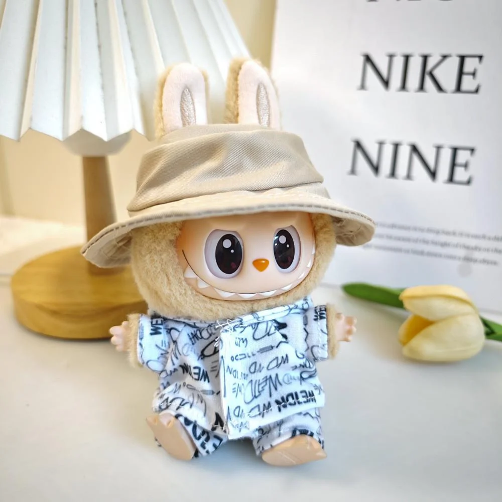 Mini Plush Doll'S Clothes Outfit Accessories For Labubu V1 V2 Idol Dolls alphabet Clothing Gift