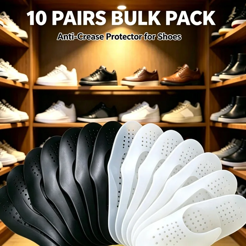 10Pairs Shoes Anti Crease Protectors for Sneakers Casual Shoes Head Crease Guard Insert Sports Shoe Stretcher Wrinkle Prevention