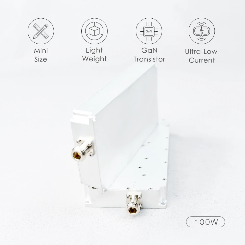 Amplificateur de puissance de signal Wi-Fi GPS, 100W, 1170-1280MHz, 1340-1450MHz, 1550-1620MHz, 2400-2500MHz, 5150-5350MHz, 5725-5850MHz