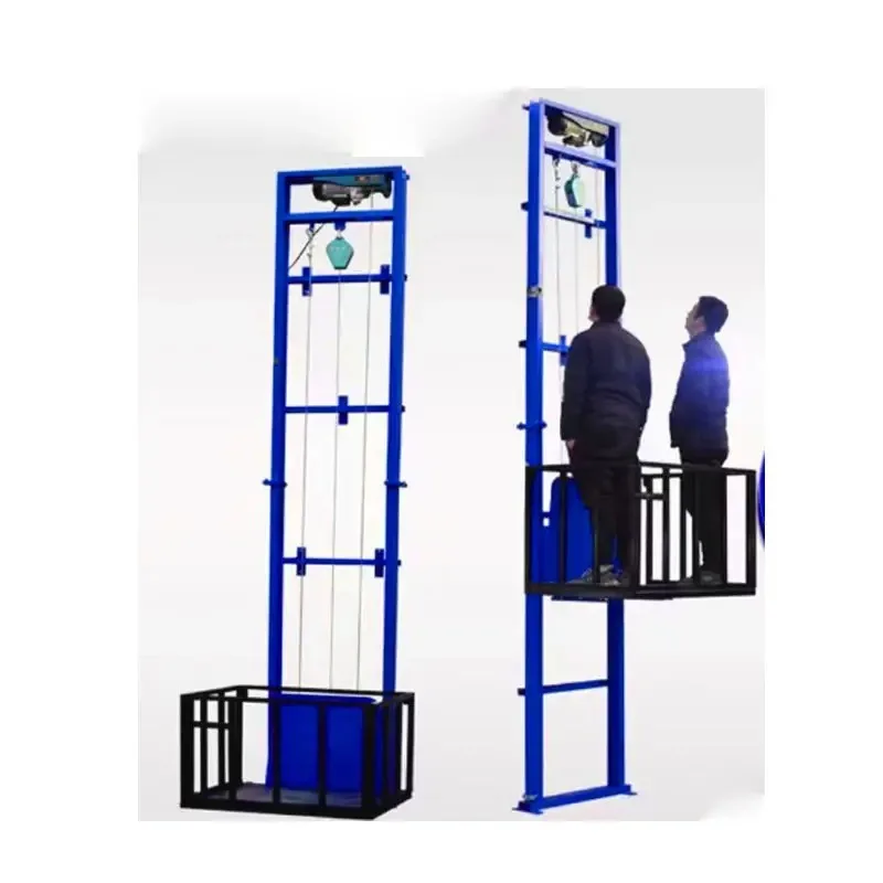 Electric lift freight elevator household small hydraulic lift platform simple elevator