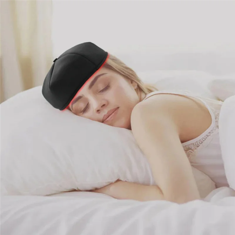 

Red Light Therapy Hair Treatment Thermal Cap With LED Flashlight For Fast Hair Growth Anti Hair