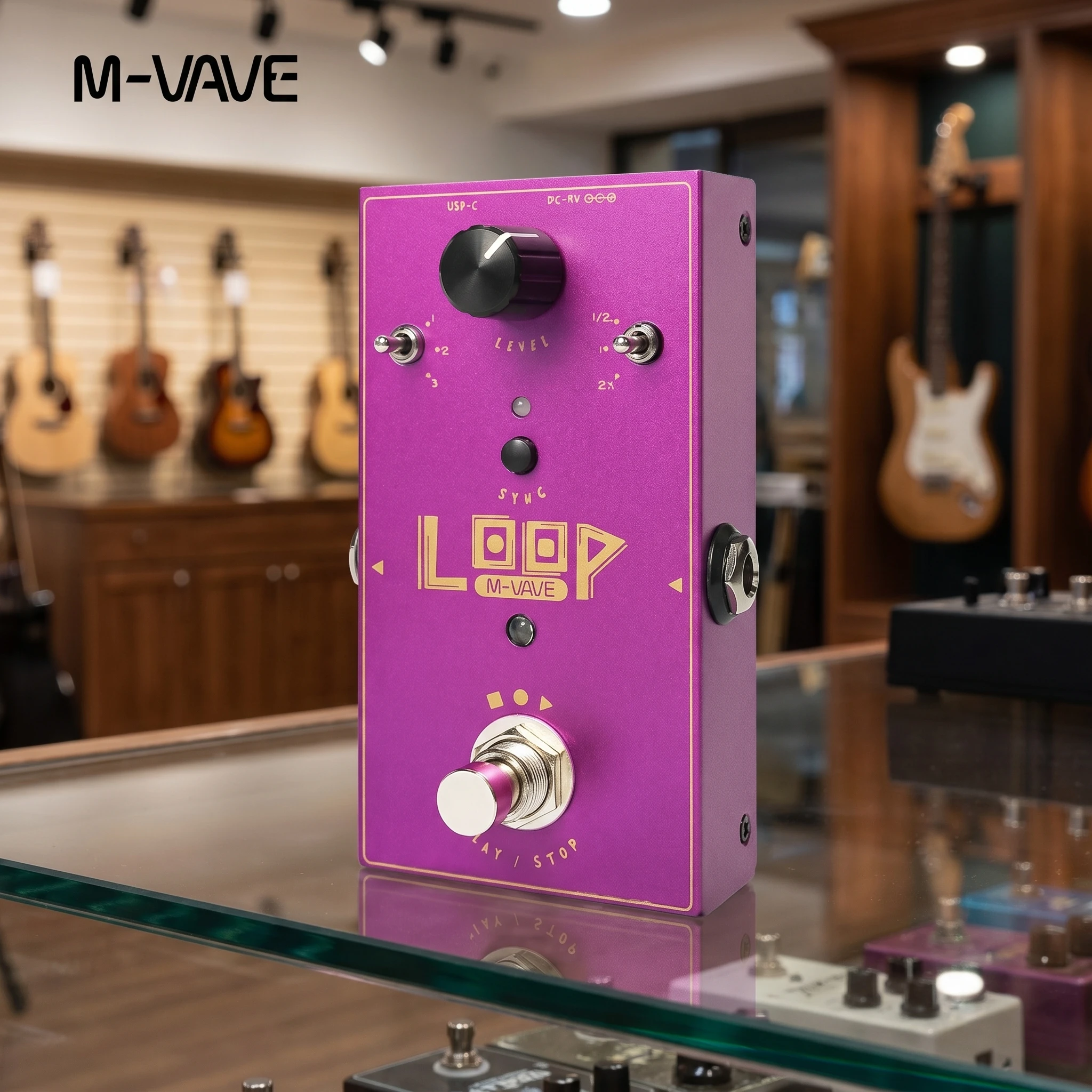 

Цифровая педаль лупера M-VAVE LOOP II: запись до 11 минут / 3 лупа / 3 регулятора скорости / True Bypass / Компактный дизайн для выступлений и практики